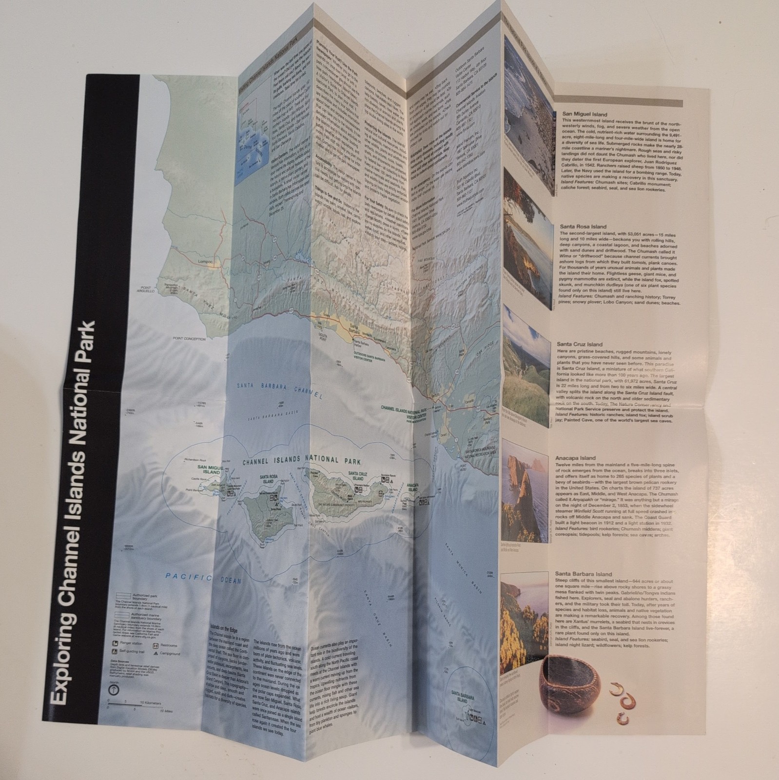 Channel Islands National Park Service NPS Unigrid Brochure GPO 2007 Reprint 2003
