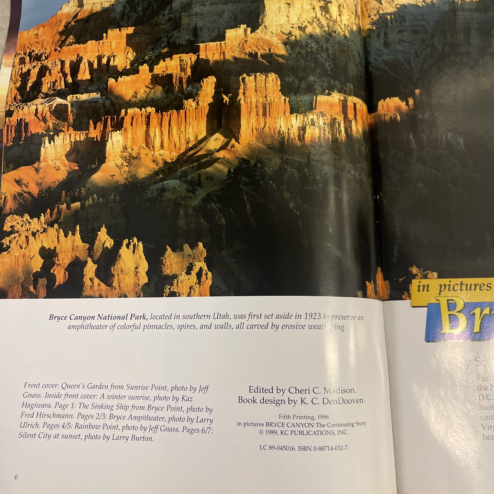 Bryce Canyon & Grand Canyon National Park Photo Books Travel Nature Lot 2