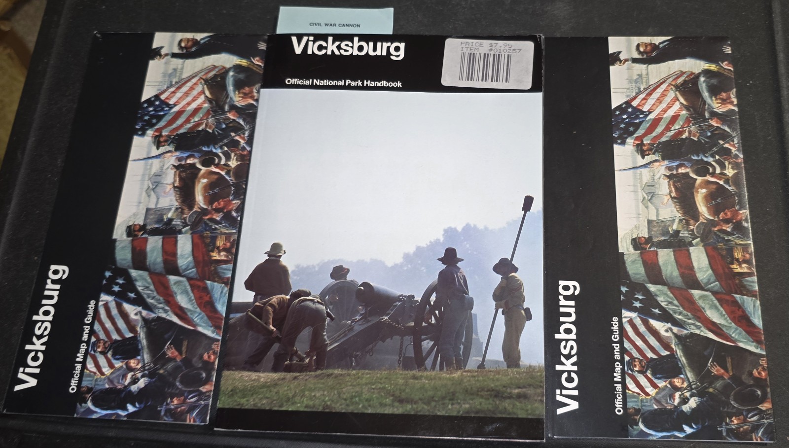 Official Vicksburg National Military Park handbook and maps
