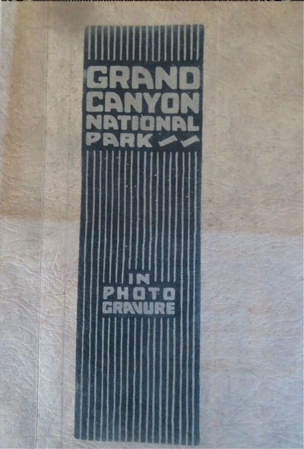 *SCARCE* GRAND CANYON NATIONAL PARK in PHOTOGRAVURE by FRED HARVEY, EL TOVAR