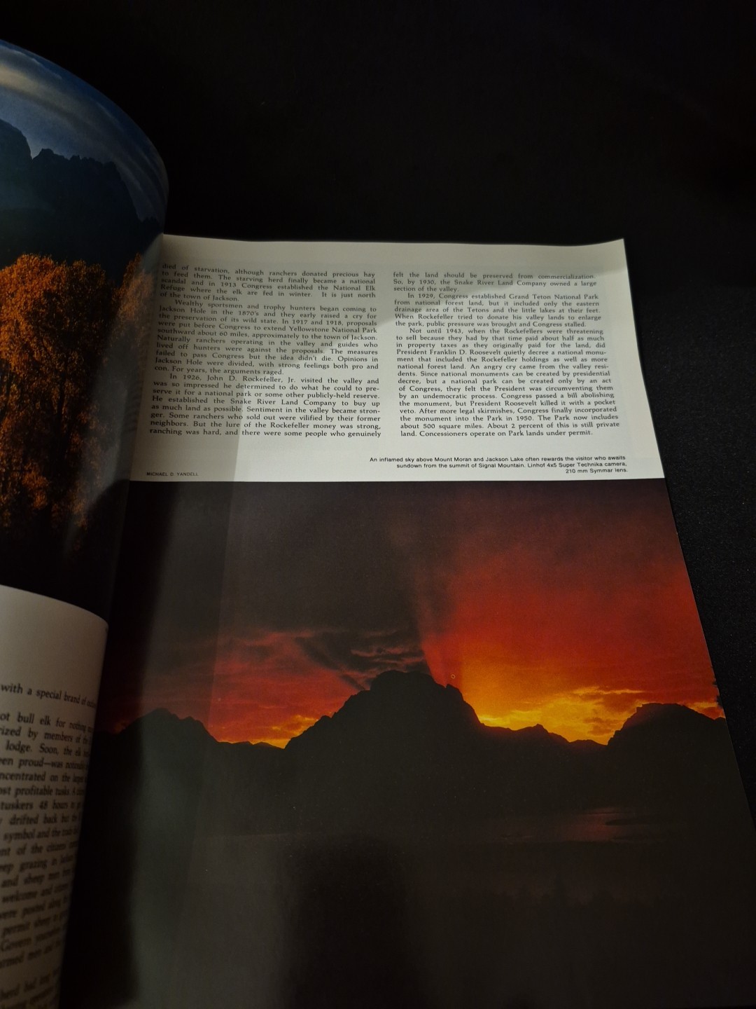 Vintage National Parkways Photographic Guides Grand Teton and Yellowstone