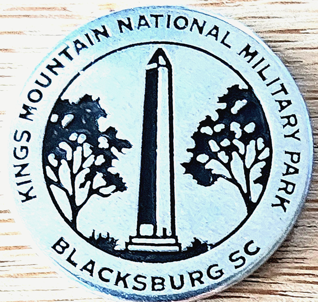 KINGS MOUNTAIN NATIONAL MILITARY PARK TOKEN – SOUTH CAROLINA
