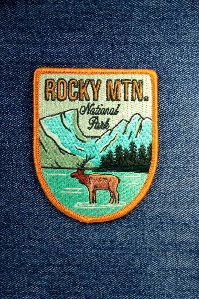 Rocky Mountain National Park Patch Iron-On Applique Souvenir Gift