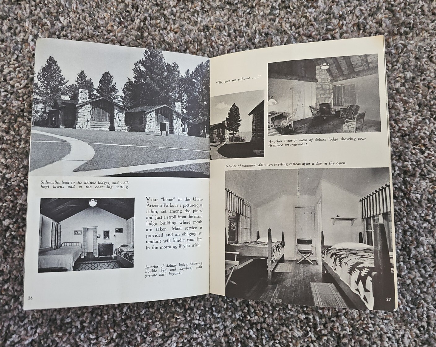 1948 UNION PACIFIC RAILROAD Zion Bryce and Grand Canyon National Parks Travel