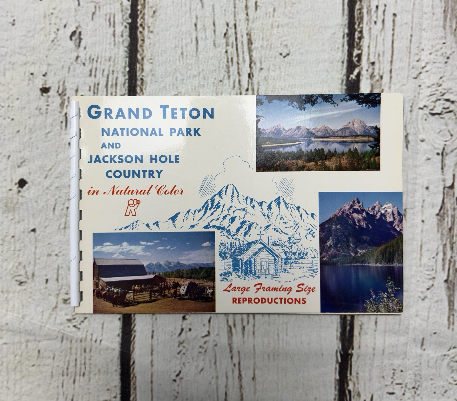 VTG Grand Teton National Park And Jackson Hole Country In Natural Color Book