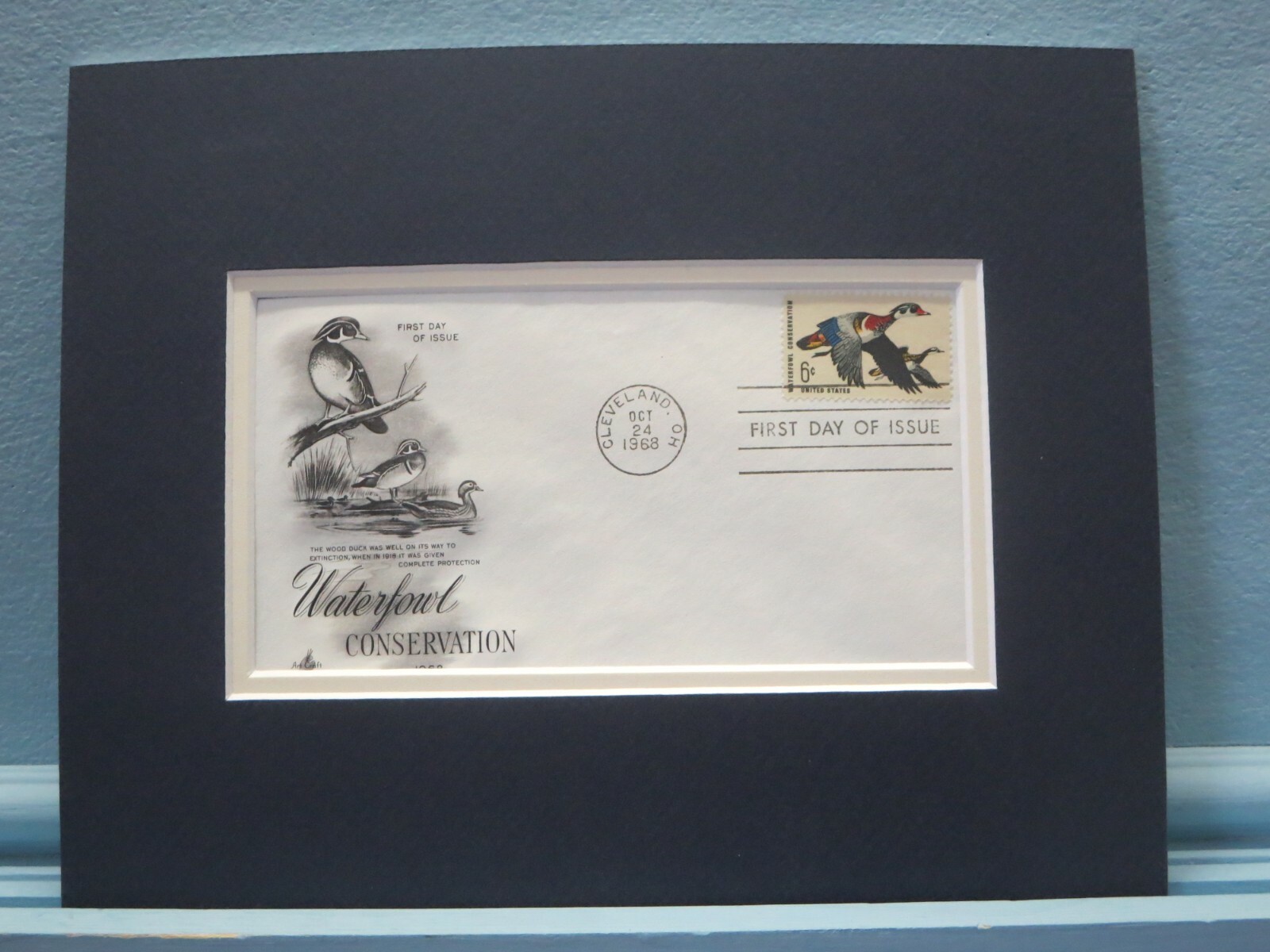 Waterfowl Conservation & the First Day Cover of the Migratory Bird Treaty stamp