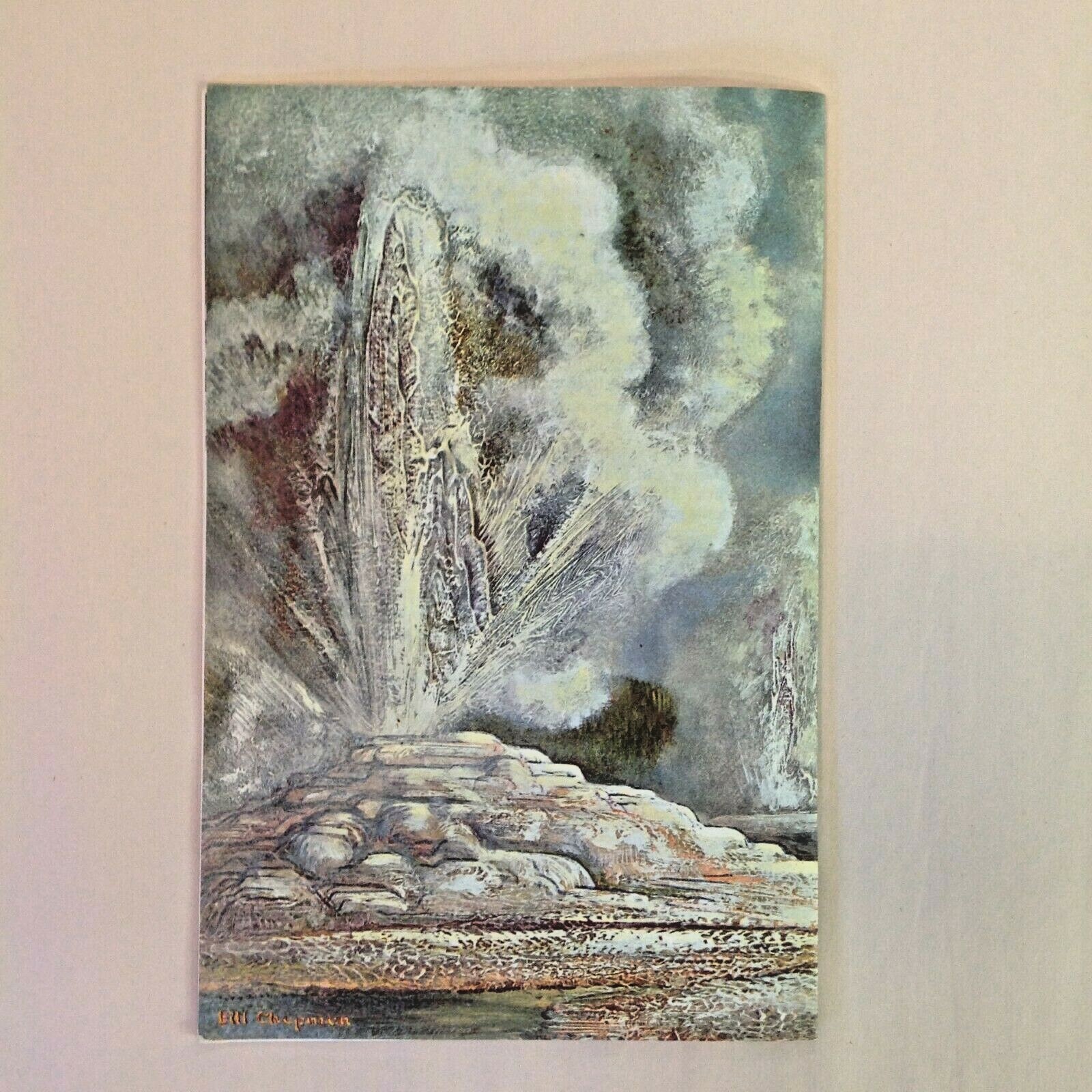 Vtg 1963 Fountain Paint Pot Nature Trail Yellowstone