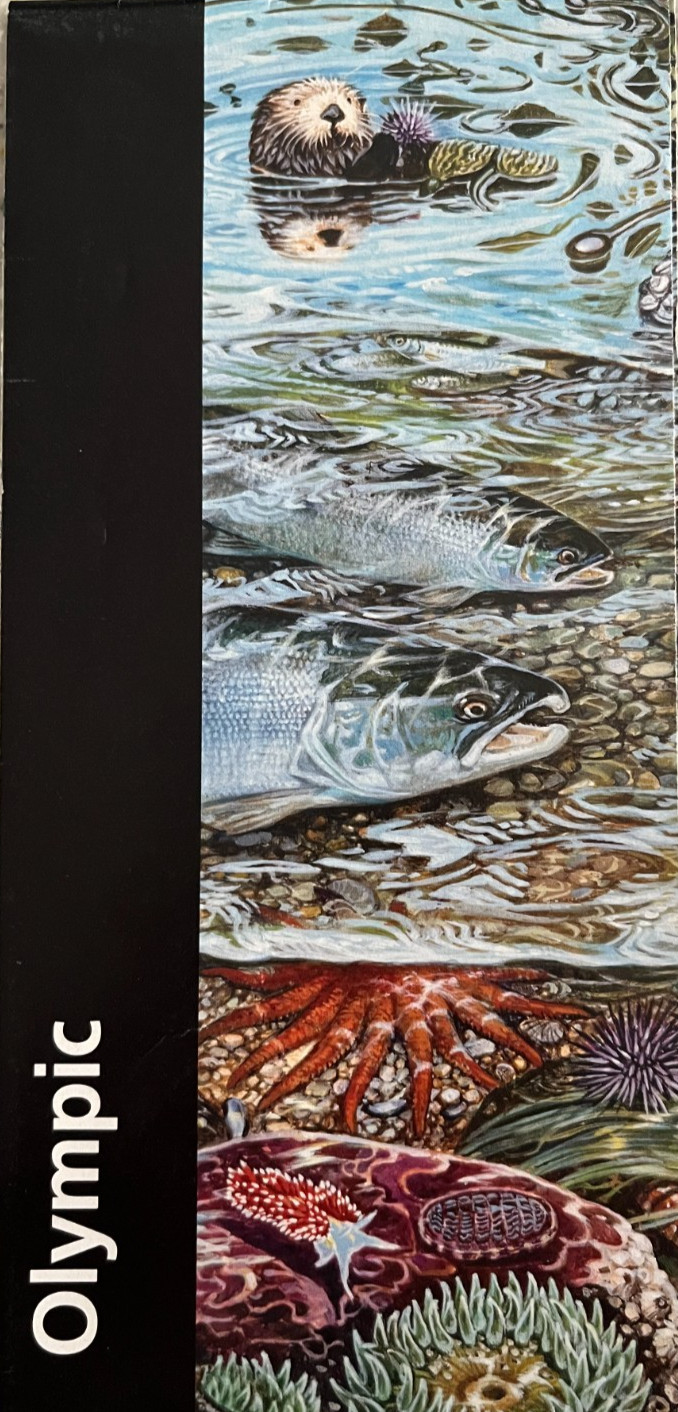 OLYMPIC NP – Washington State NATIONAL PARK SERVICE UNIGRID BROCHURE/MAP