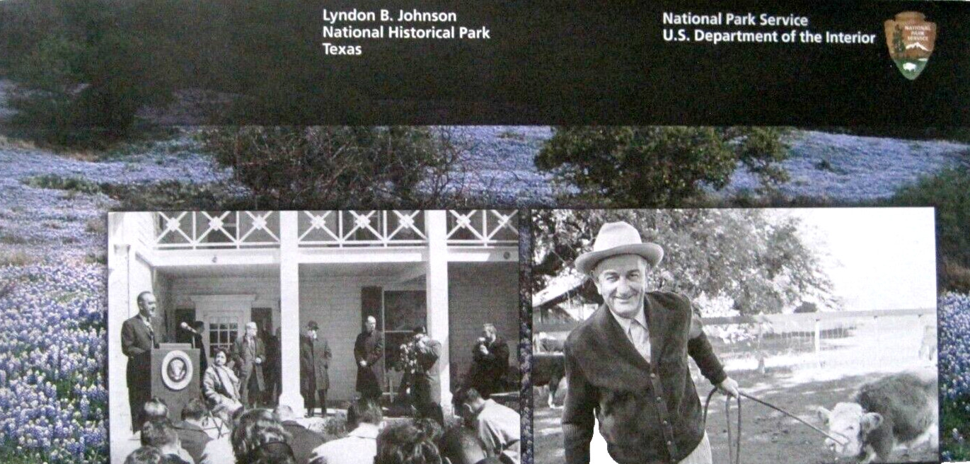 Lyndon B. Johnson National Historical Park National Park Service Brochure Map