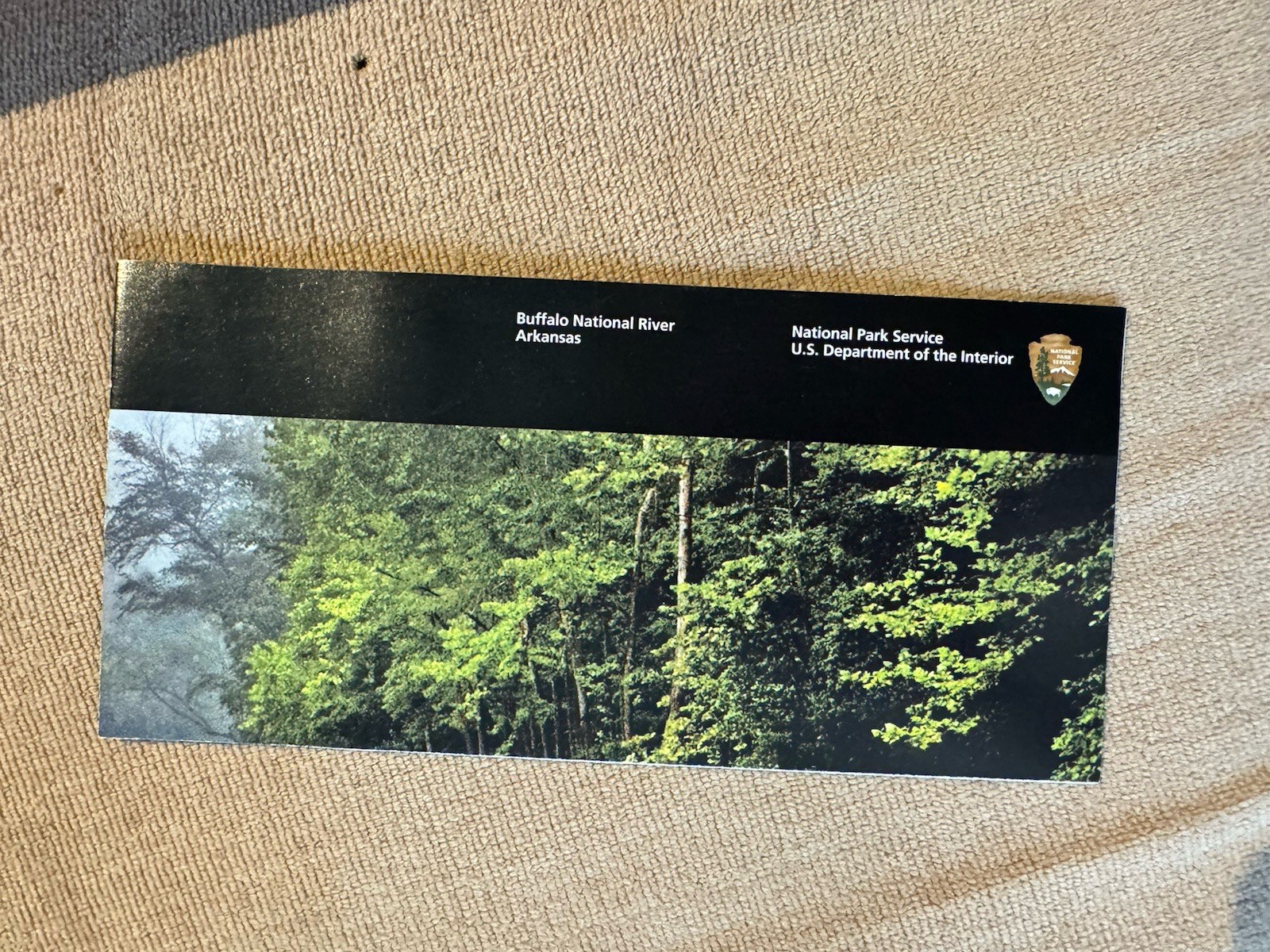 Buffalo National River NPS AR Unigrid Brochure/Pamphlet/Map GPO 2018