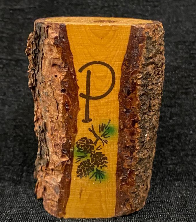 Vintage Souvenir Natural Wooden Grand Canyon Nat’l Parl Decor Hand Painted P 2.5