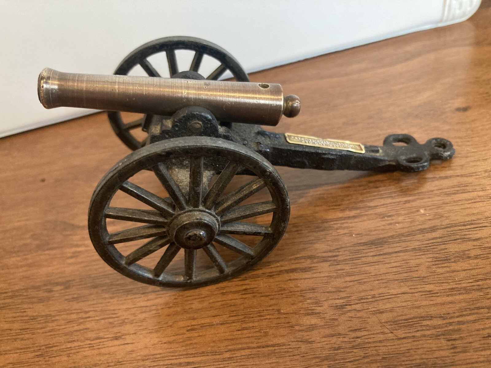 Souvenir Brass Cannon from Cumberland Gap National Historical Park