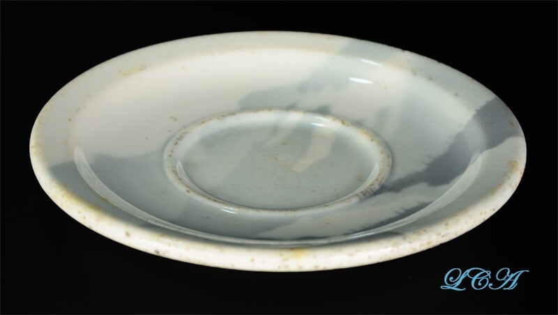 Antique GLACIER NAT’L PARK saucer GT NORTHERN rail road SYRACUSE China MONTANA