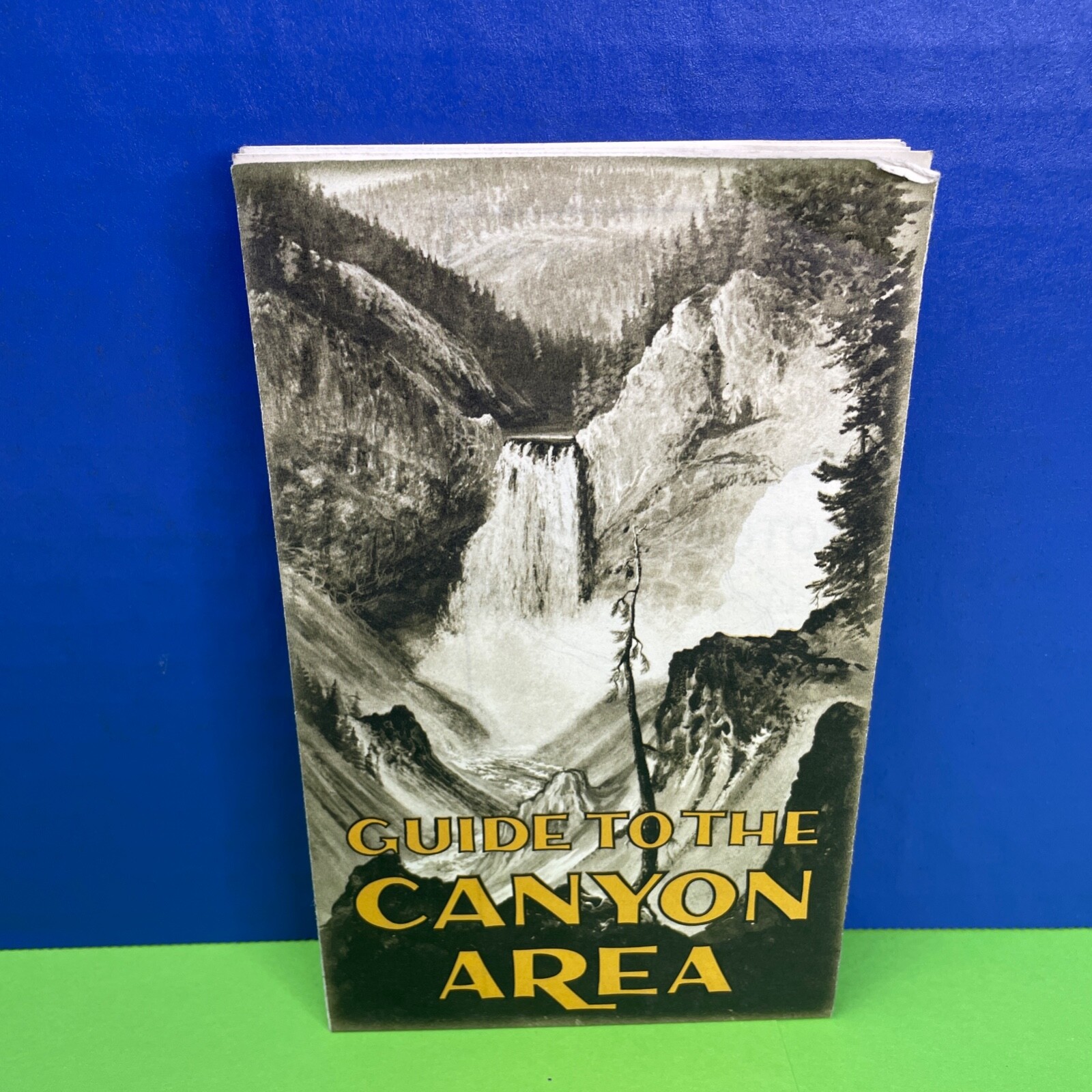 Guide To The Canyon Area Map 1977 National Park Service Grand Canyon Yellowstone