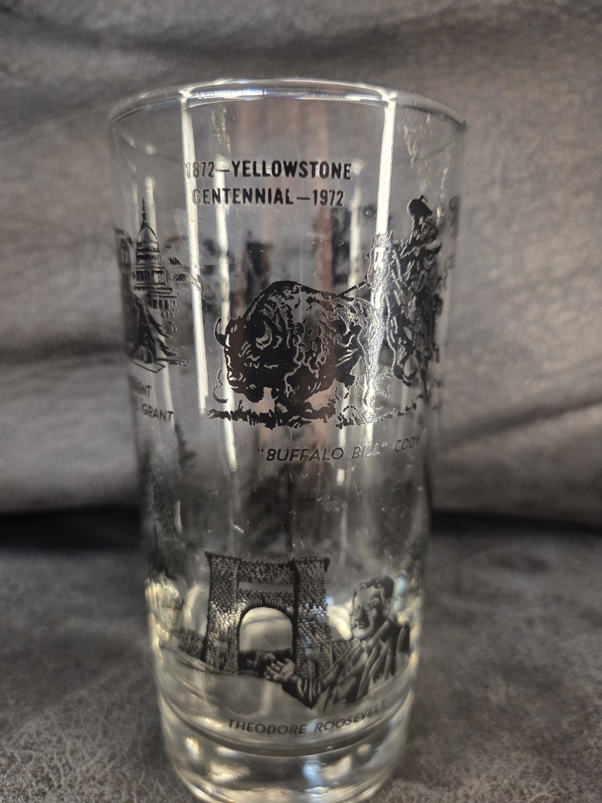 Vintage Travel Souvenir Lot Yellowstone Glass Western Germany Mug Lancaster Jug