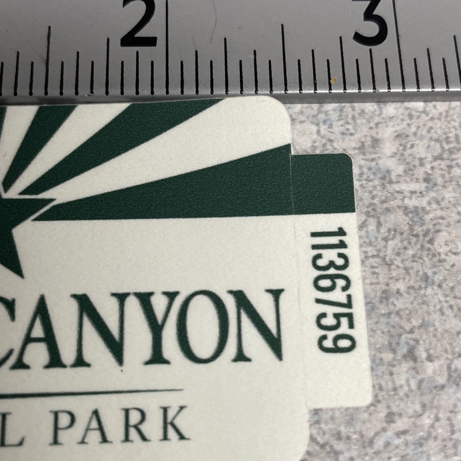 Decal – Outdoor – Grand Canyon National Park 2.5” – All Weather