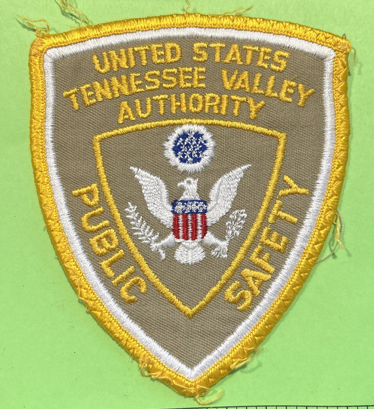 Public Safety United States Tennessee Valley Authority Patch Collectable
