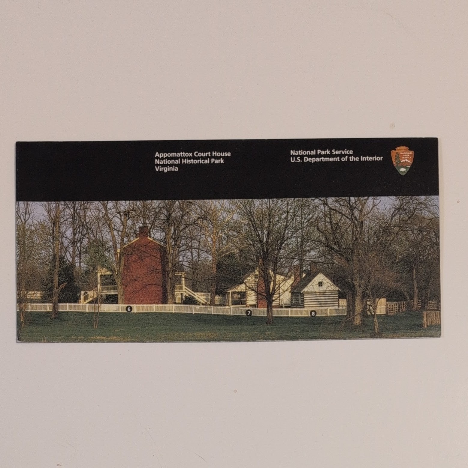 Appomattox Court House National Park Service NPS Unigrid GPO 2008 Reprint 2004
