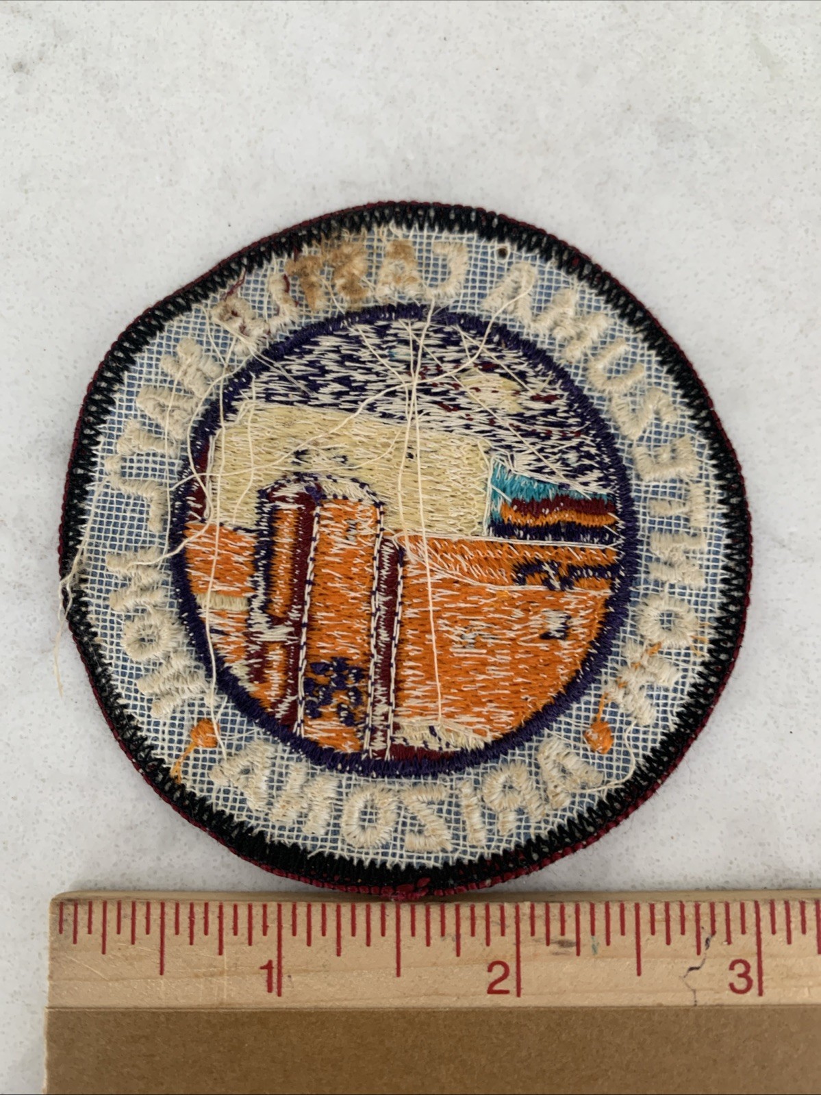 Montezuma Castle National Monument Arizona 1960’s Vintage Patch