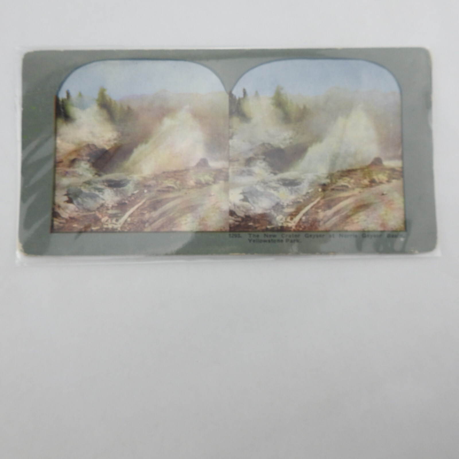 Vintage Yellowstone National Park Ephemera Mixed Lot Papers Postcard View Master