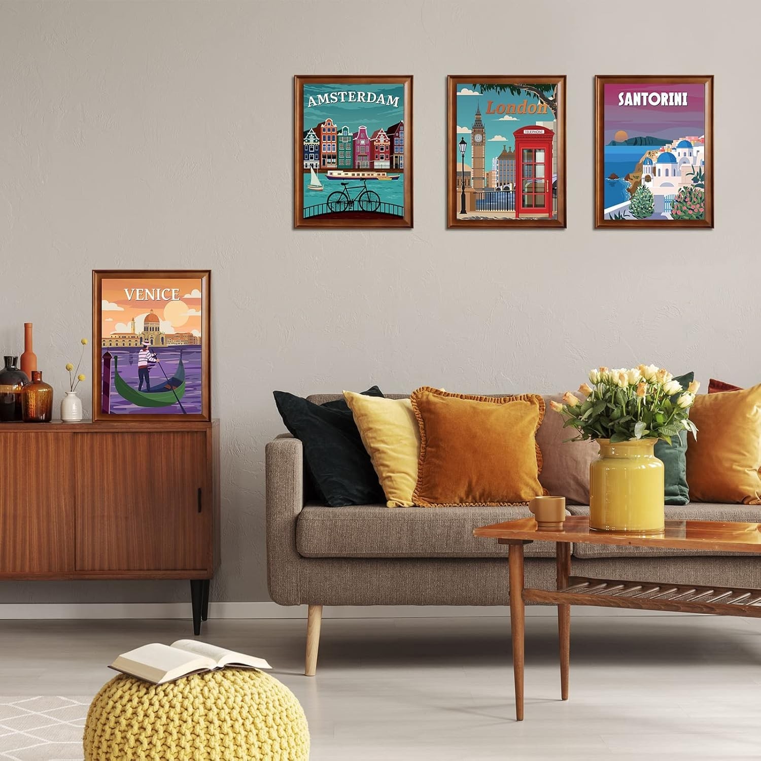 Unframed Vintage National Park Art Prints – 9 Scenic Nature Posters, 8×10