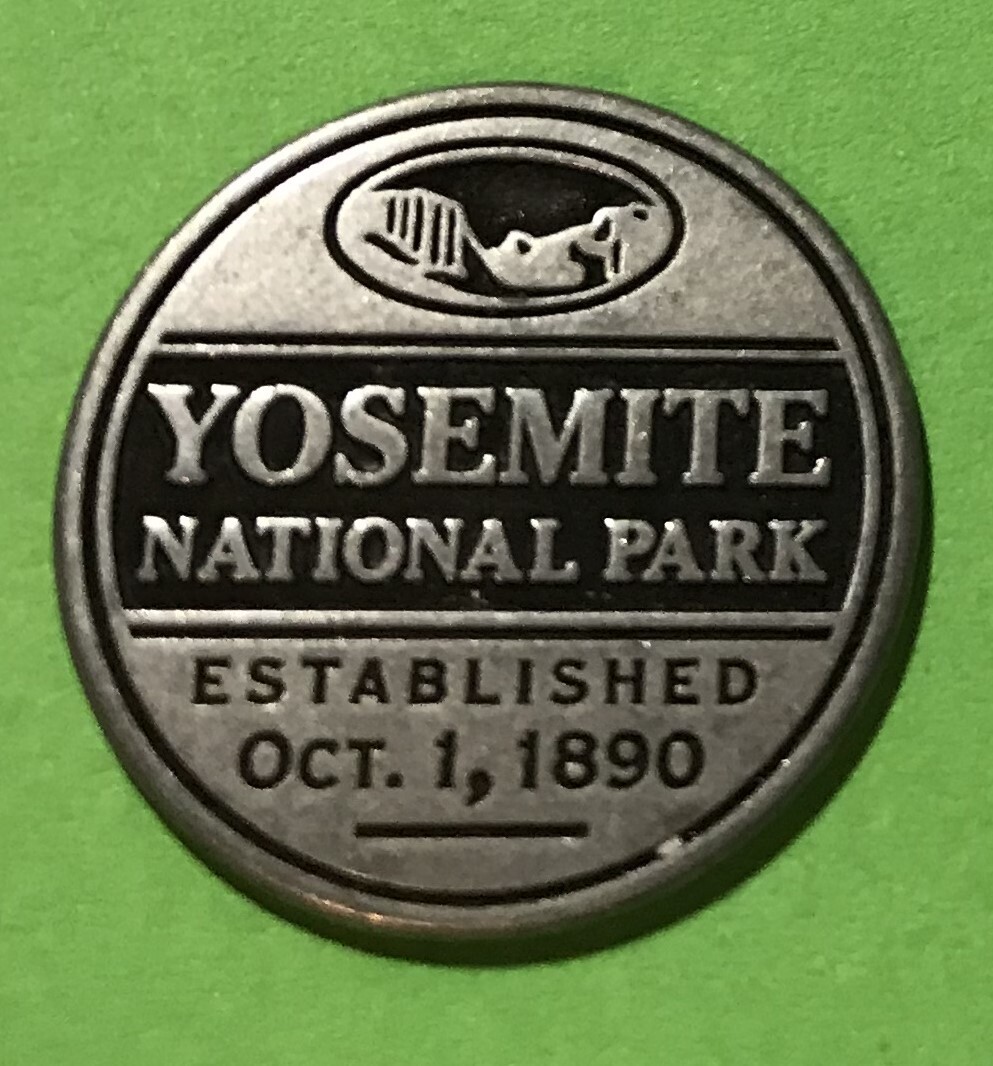 Vintage Yosemite Half Dome Round Collectible Token