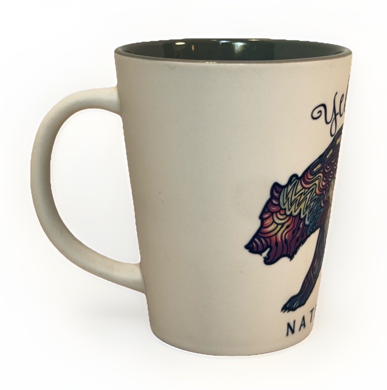 Yellowstone National Park Bubbling Bear Latte Mug 12 Oz Souvenir Memory Travel