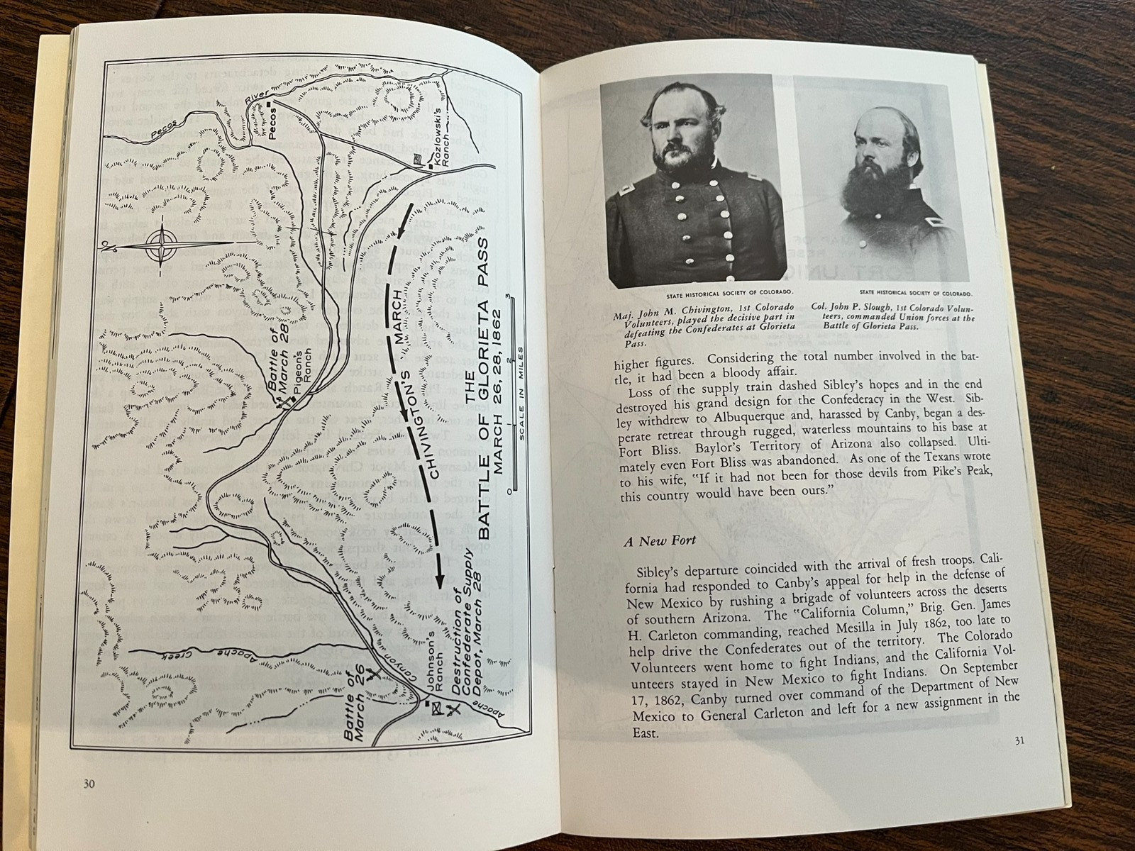 Fort Union, New Mexico National Park 1962 Vintage Souvenir Book, Map and Guide