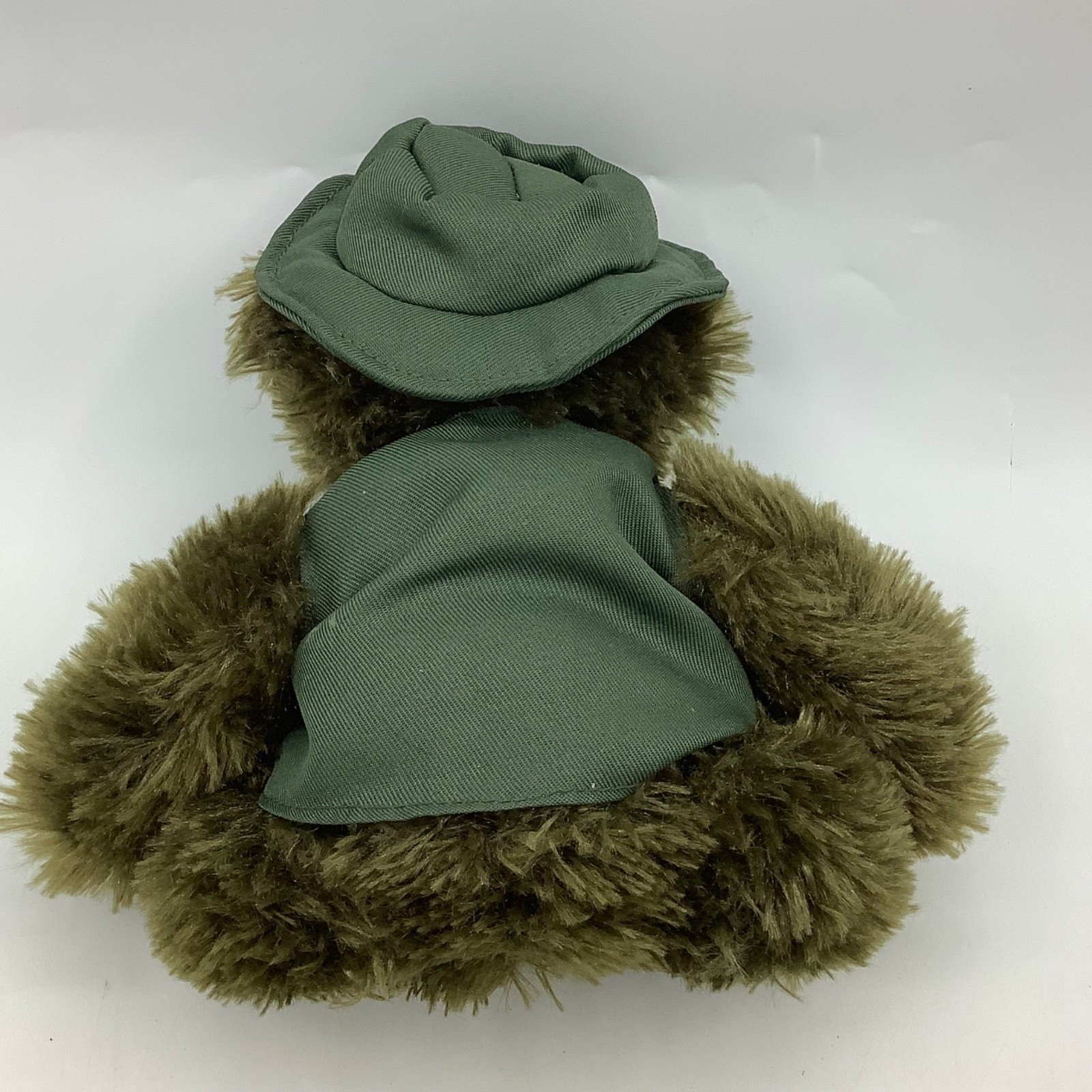 Jaag Junior Ranger Grand Canyon Plush Bear Olive Green Bucket Hat Pocket Vest 7”