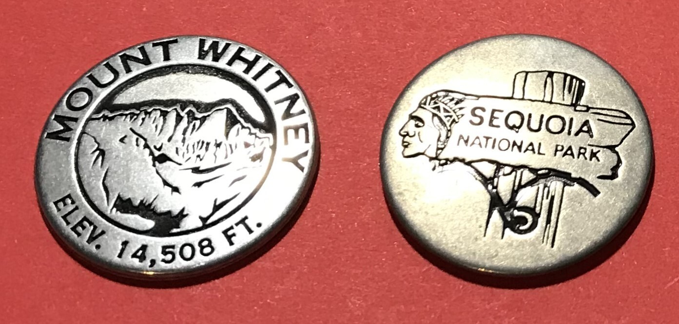 Sequoia National Park Mount Whitney Collectible Token