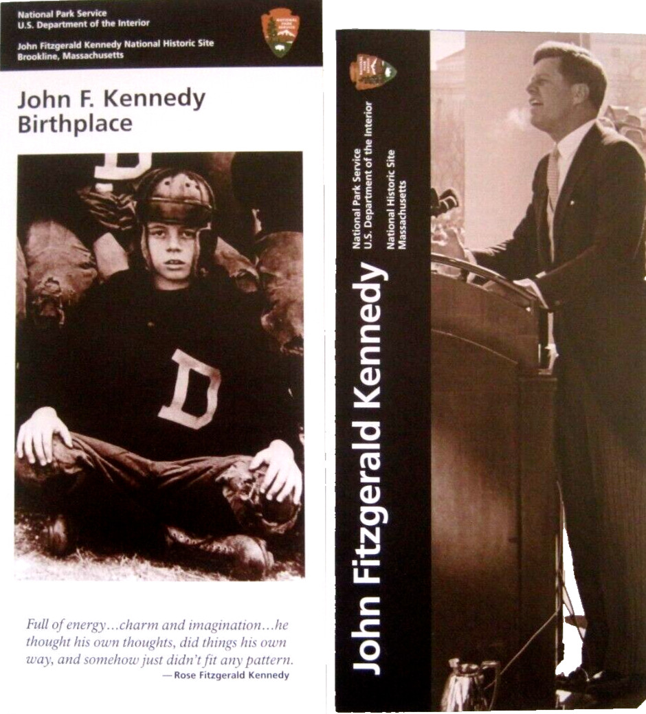 John F Kennedy Birthplace Historic Site National Park Service Unigrid Brochure