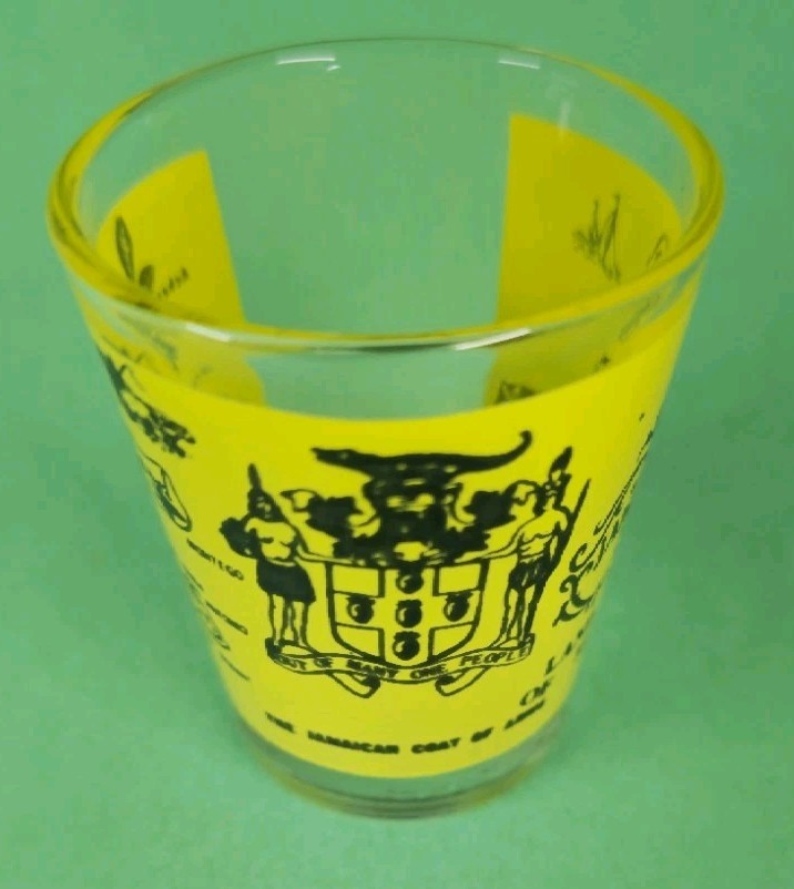 Vintage JAMAICA WEST INDIES Souvenir Shot Glass