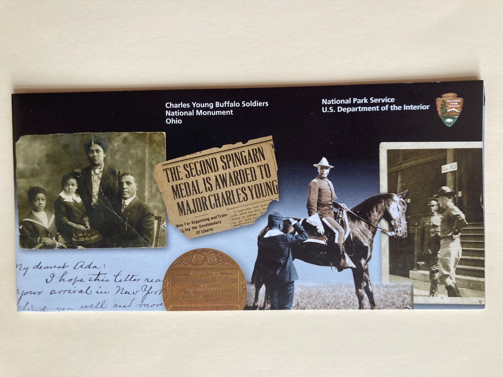 CHARLES YOUNG BUFFALO SOLDIERS NATIONAL PARK UNIGRID BROCHURE BLACK HISTORY OHIO