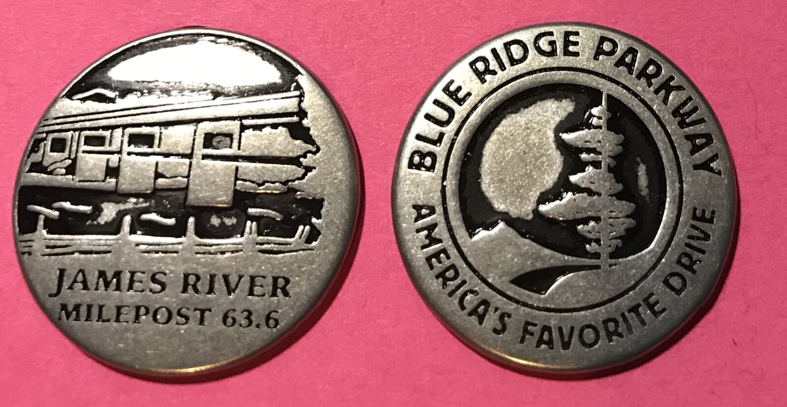 “New Listing!” Blue Ridge Parkway James River Token