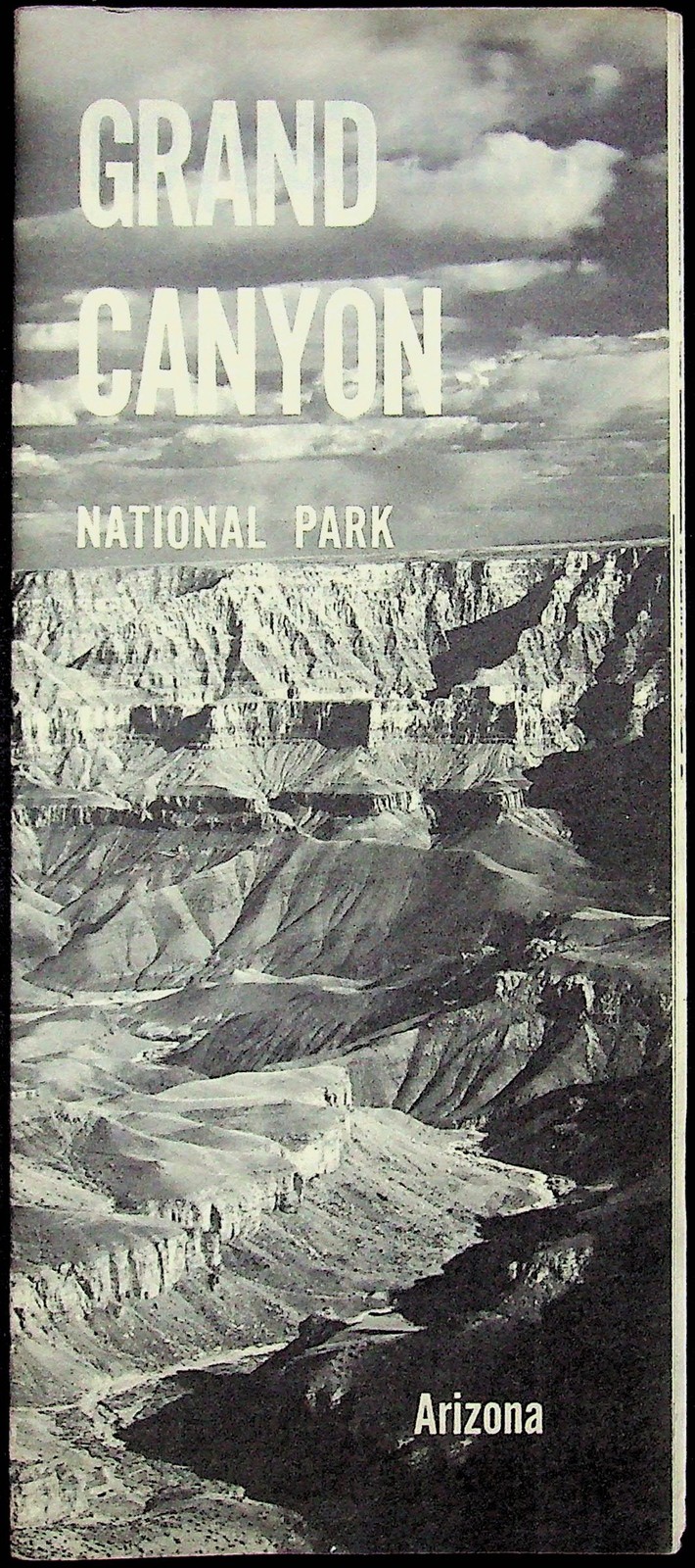 Vtg 1960 Grand Canyon National Park Arizona Tourists Travel Brochure