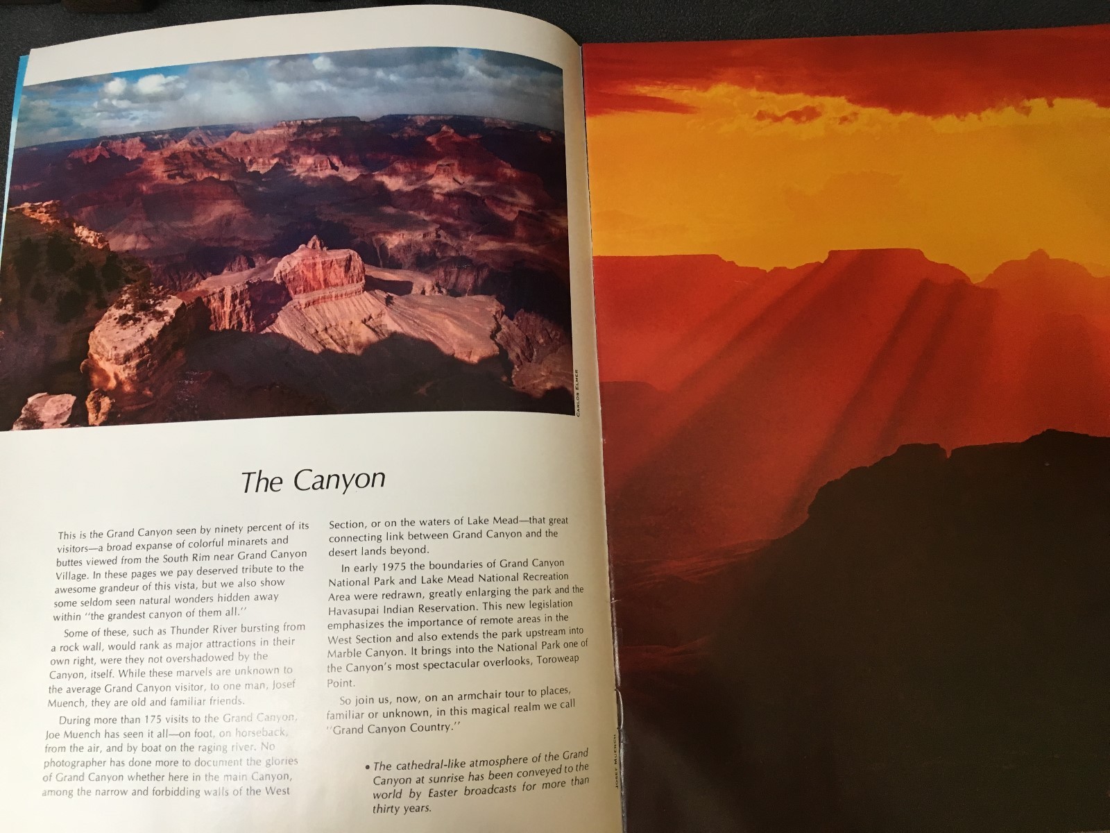 GRAND CANYON COUNTRY by Carlos Elmer 1983 Softcover Great