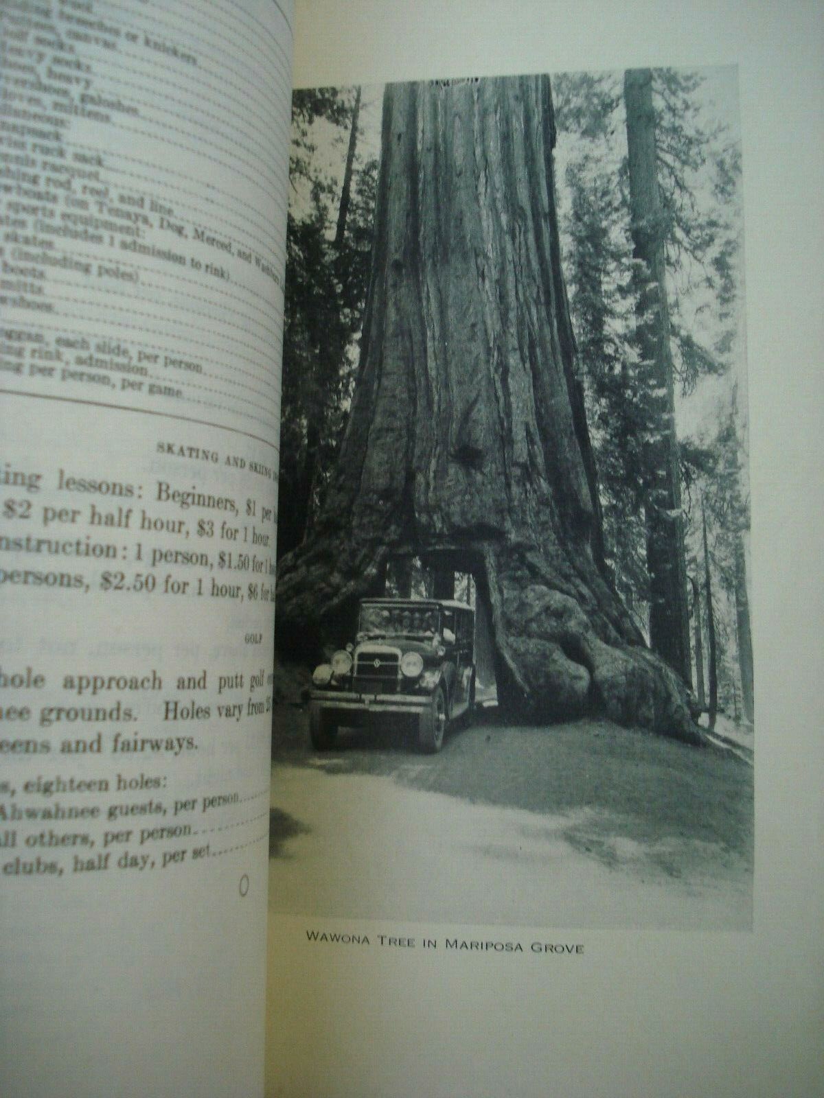 YOSEMITE National Park 1932 Circular 2 Fold-out MAPS Booklet Brochure 82 Pages