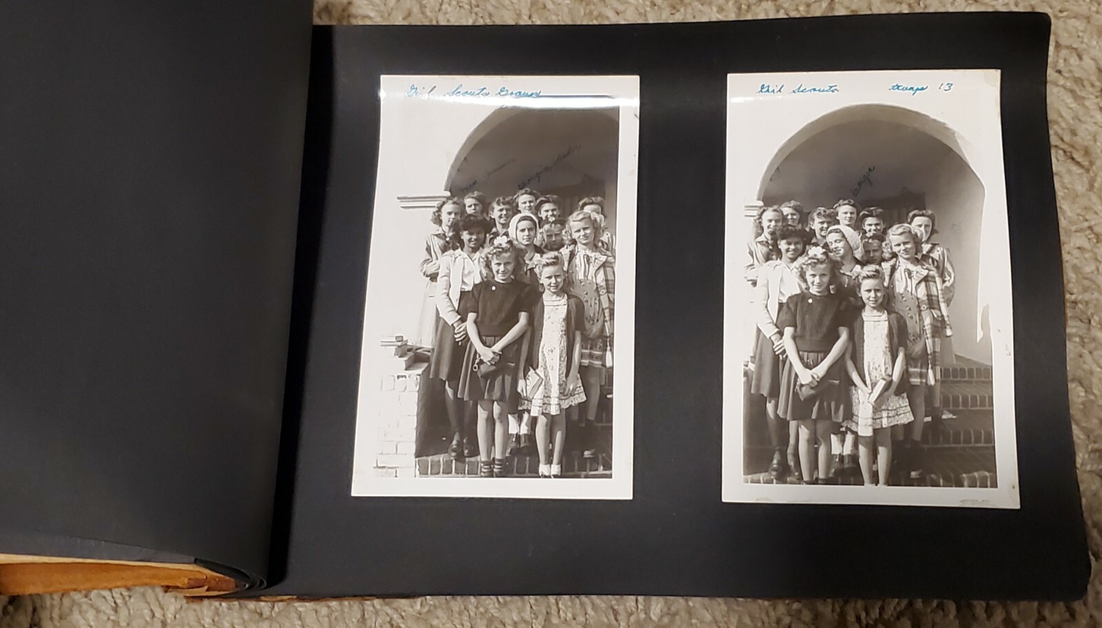 Vintage 1900’s Leather Photo Album B/W Photos Sequoia Nat’l. Park Gen. Sherman