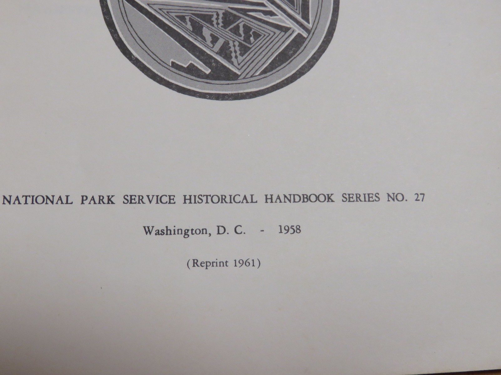 Montezuma Castle Arizona National Park Service Handbook Series No. 27 1961