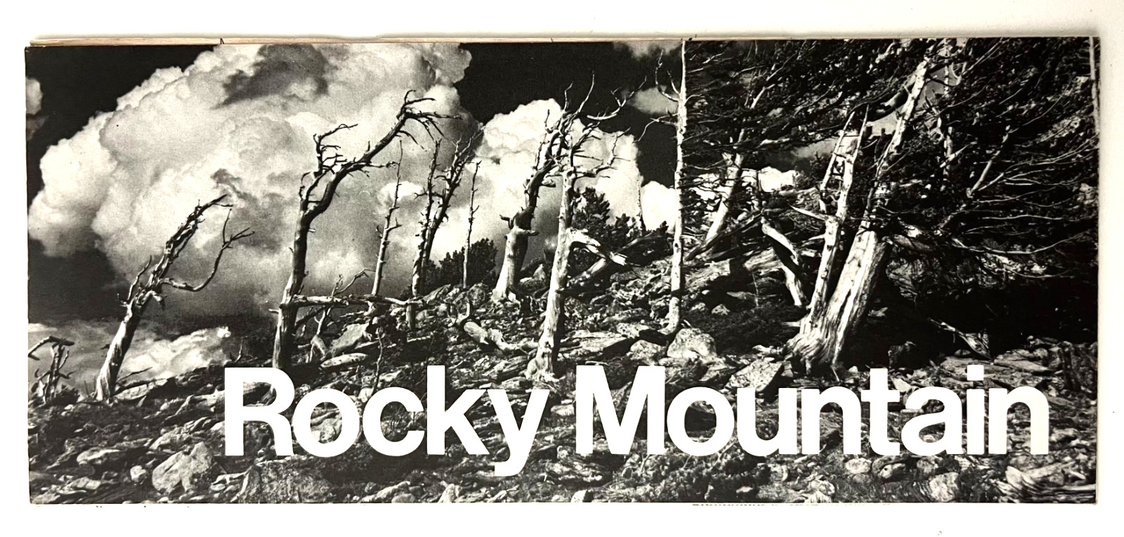 1980 Rocky Mountain National Park Map Outdoor NPS Guide Vintage Travel Brochure