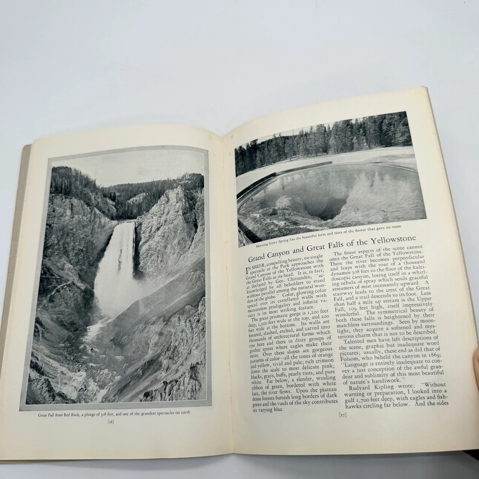 1927 Booklet Yellowstone National Park Union Pacific Railroad The Overland Route