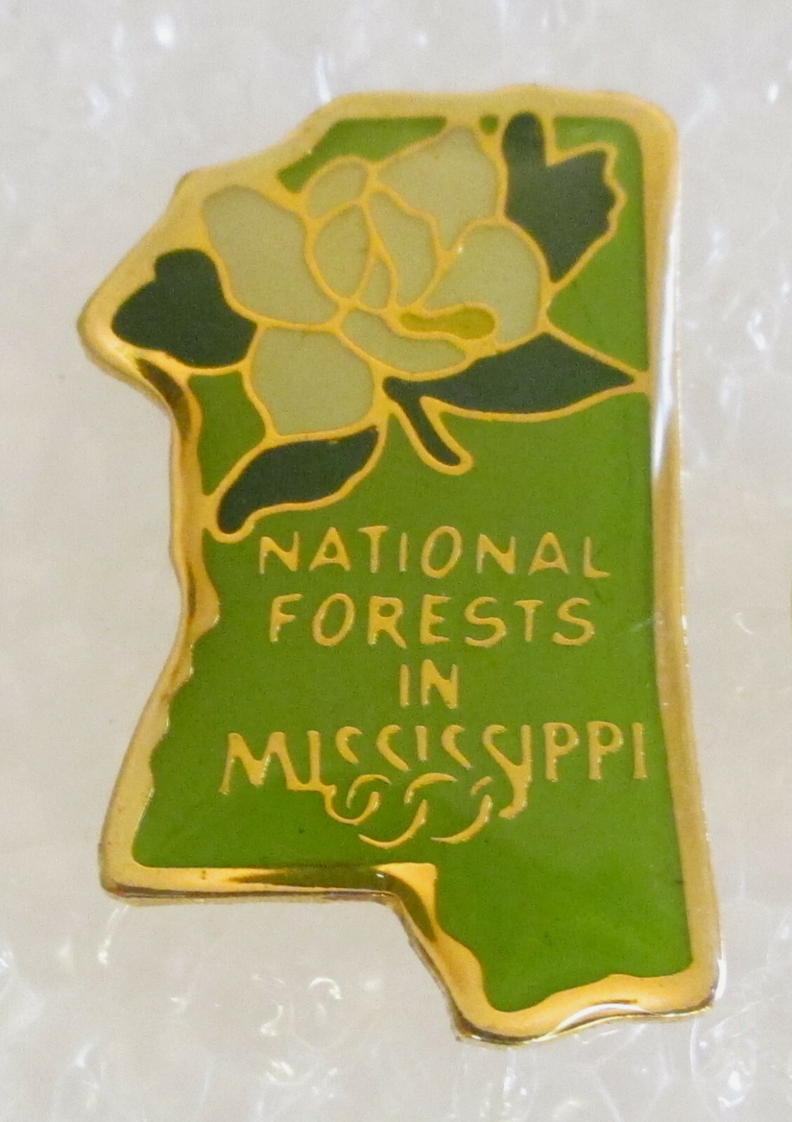 National Forests in Mississippi Tourist Travel Souvenir Pin