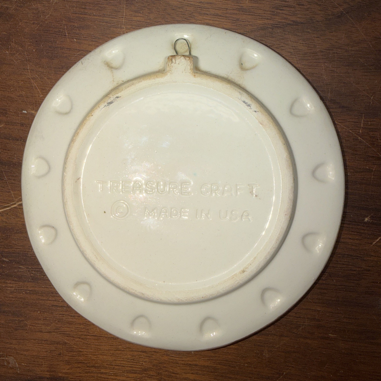 Vintage Yellowstone Park Souvenir 6″ plate Red Bird Treasure Craft USA