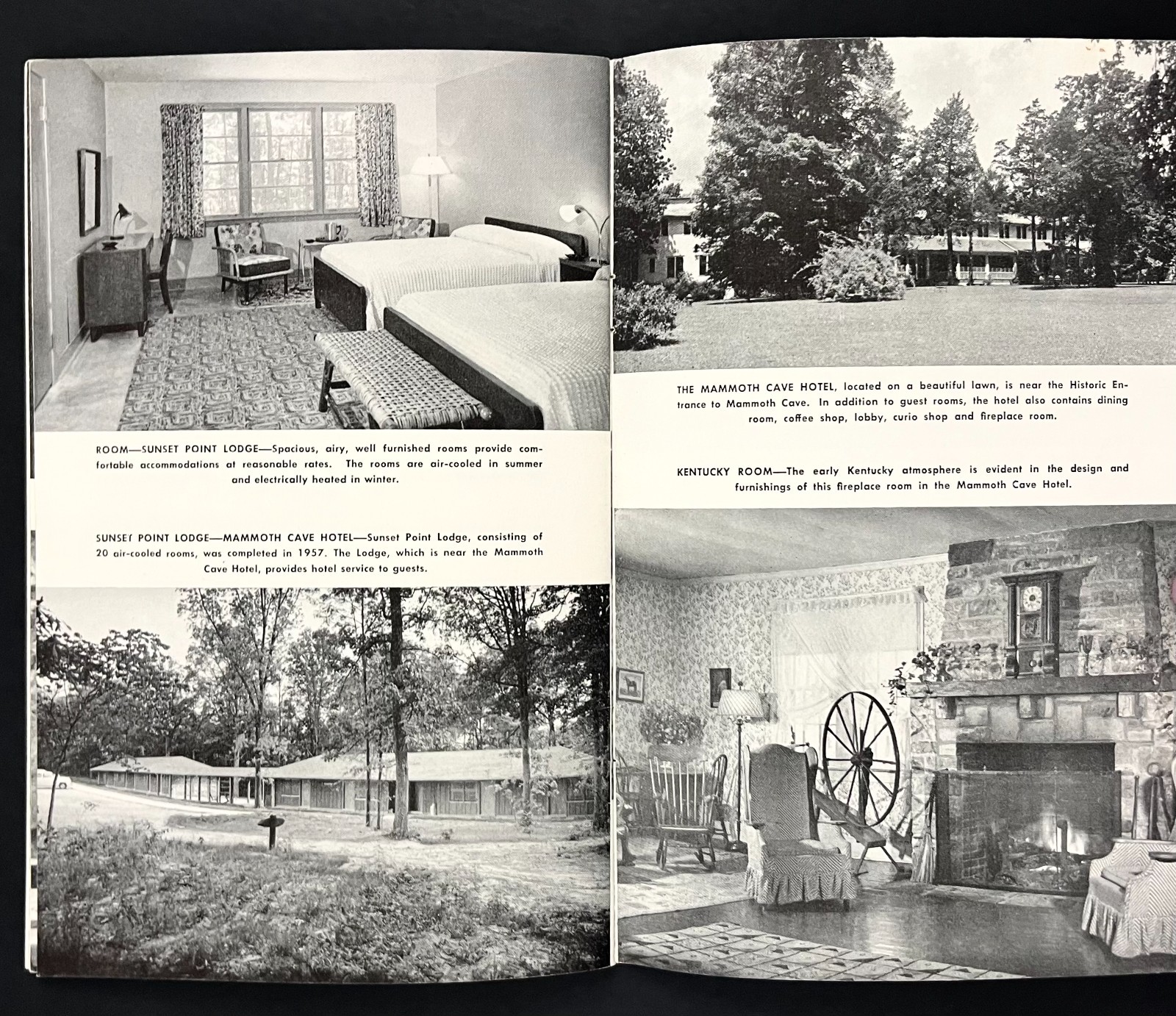 1962 Mammoth Cave National Park Kentucky Pictorial Study Vintage Travel Booklet