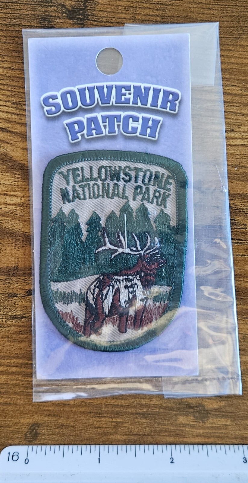 Yellowstone National Park Souvenir Collectible Iron On Travel NEW Park Patch