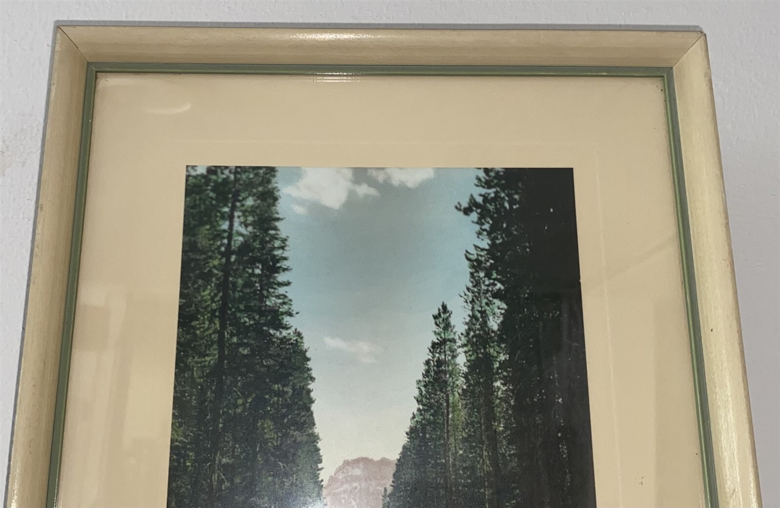 3 Vintage 1940’s-50’s framed Photographs Glacier National Park & Waterton Lakes