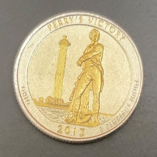 Ohio Perry’s Victory & Peace National Memorial 2013 Gold & Silver Quarter