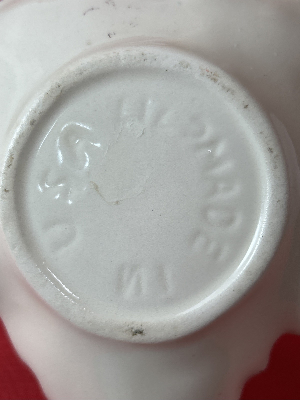 West Virginia Turnpike Porcelain Leaf Ashtray Trinket Dish Souvenir Vintage 7×6”