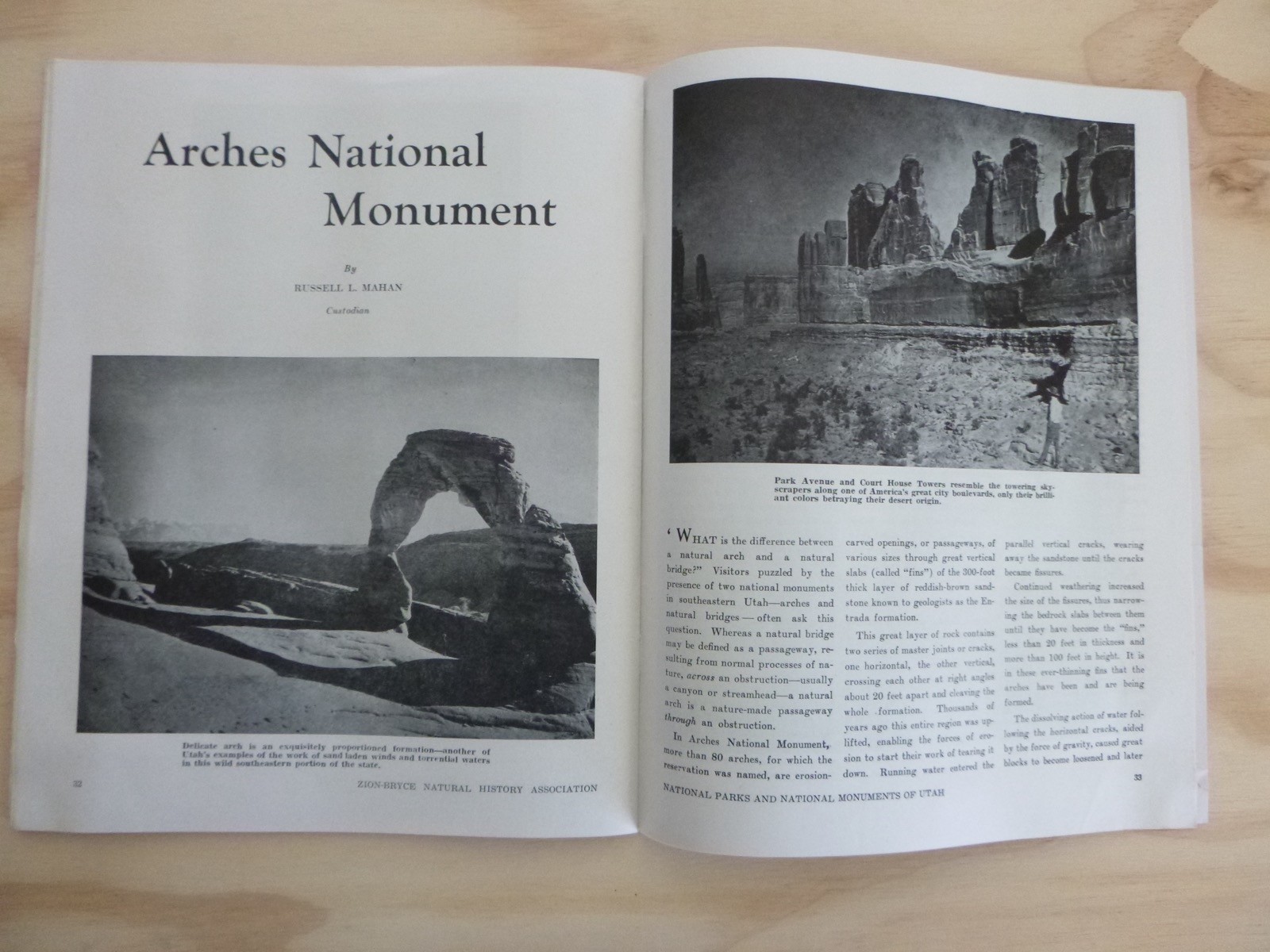 National Parks and National Monuments of Utah (1948)
