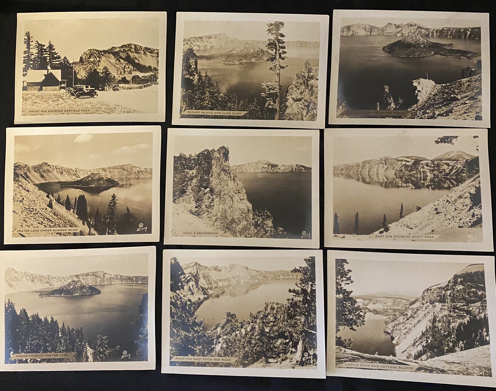 Vintage Ralph Eddy Photos of Crater Lake and the Rim Road 1930-1932